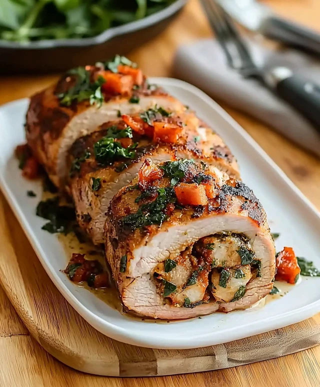 Gefülltes Schweinefilet zubereiten