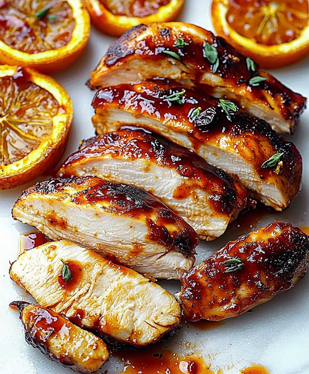 BBQ Hähnchenfilets marinieren