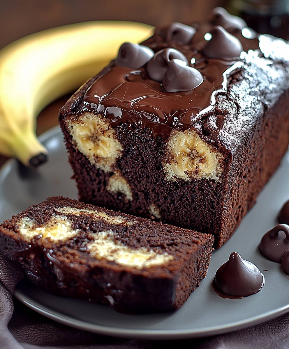 Schoko Marmor Bananenbrot backen