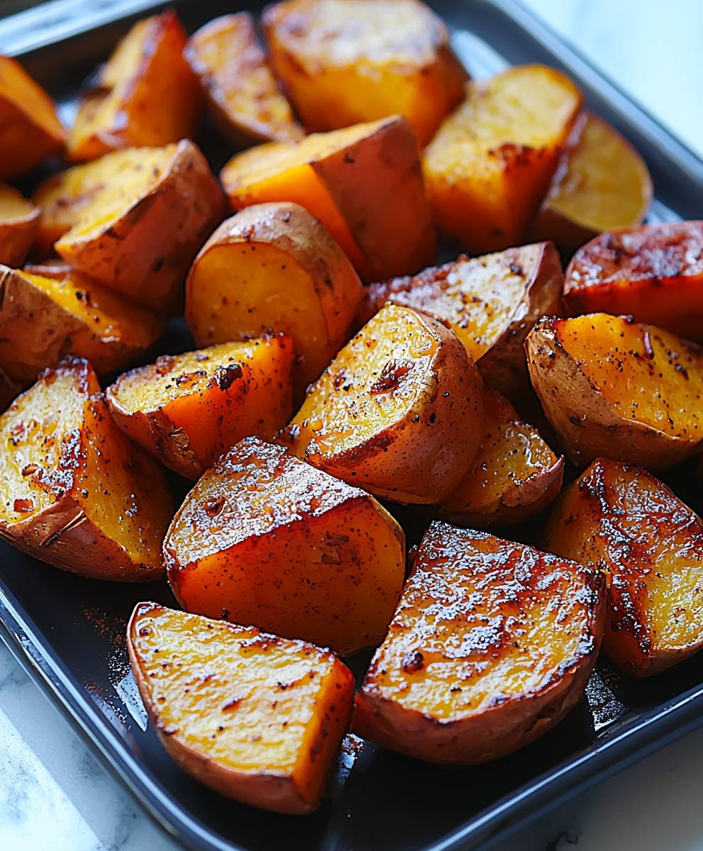 Süßkartoffeln Apfel Zimt