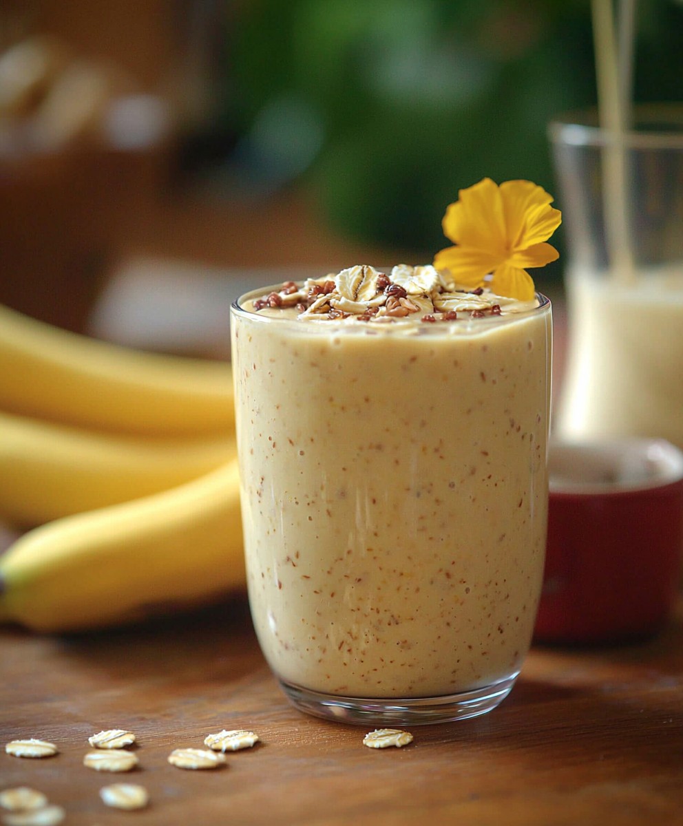 Hafer Smoothie gelb