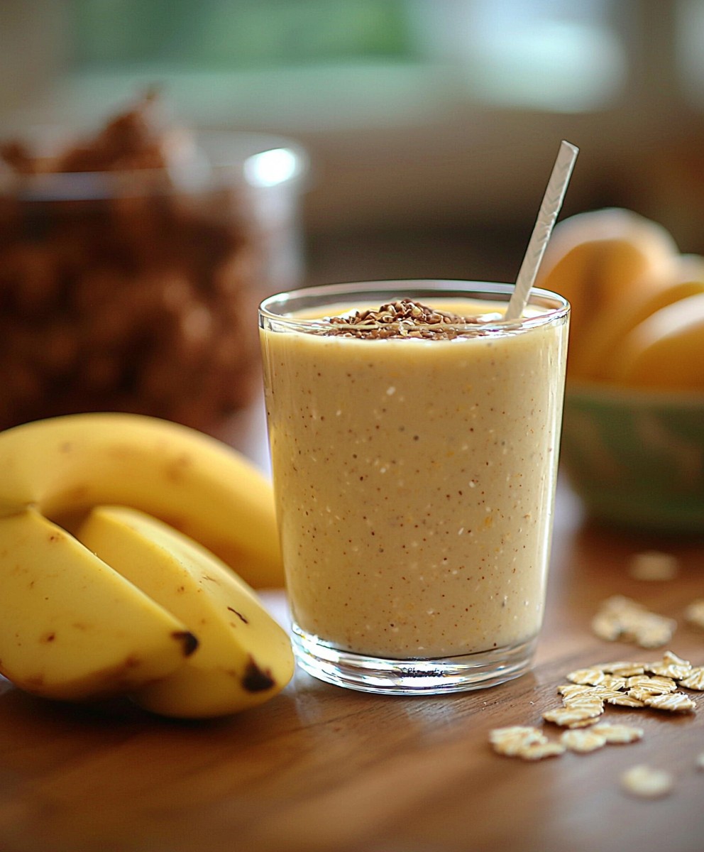 Hafer Smoothie gelb