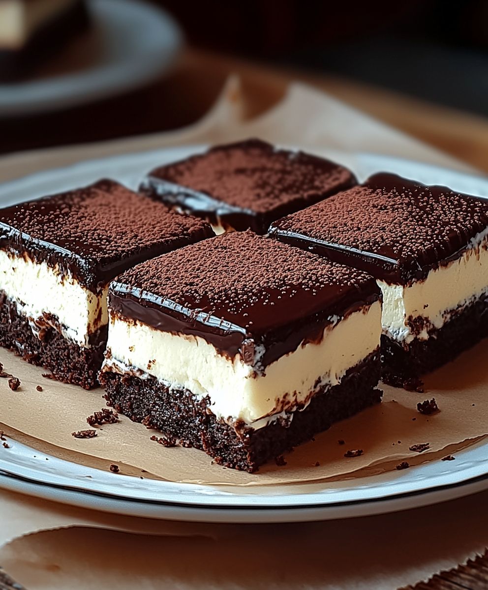 Schoko Schnitte mit Creme