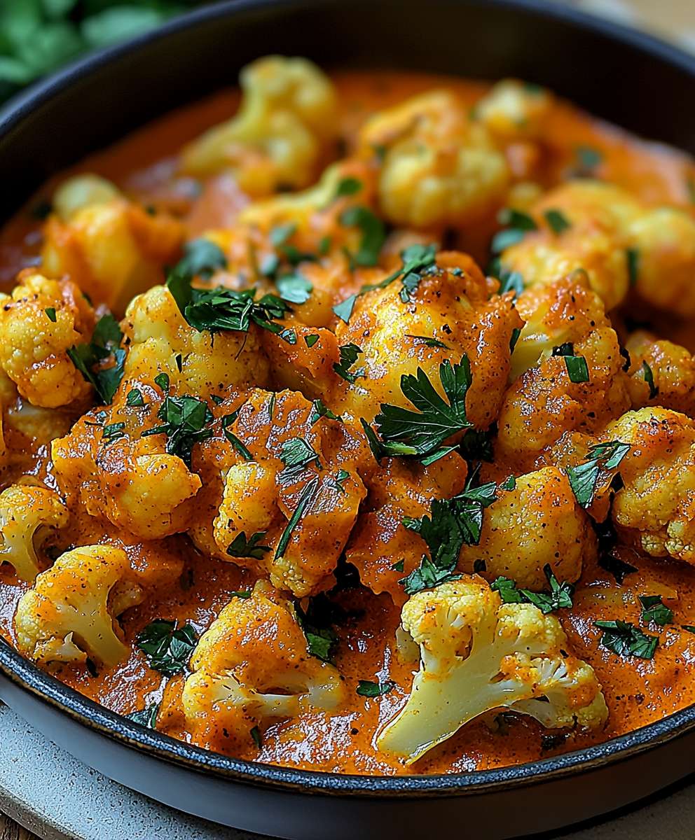 Blumenkohl Curry Backofen