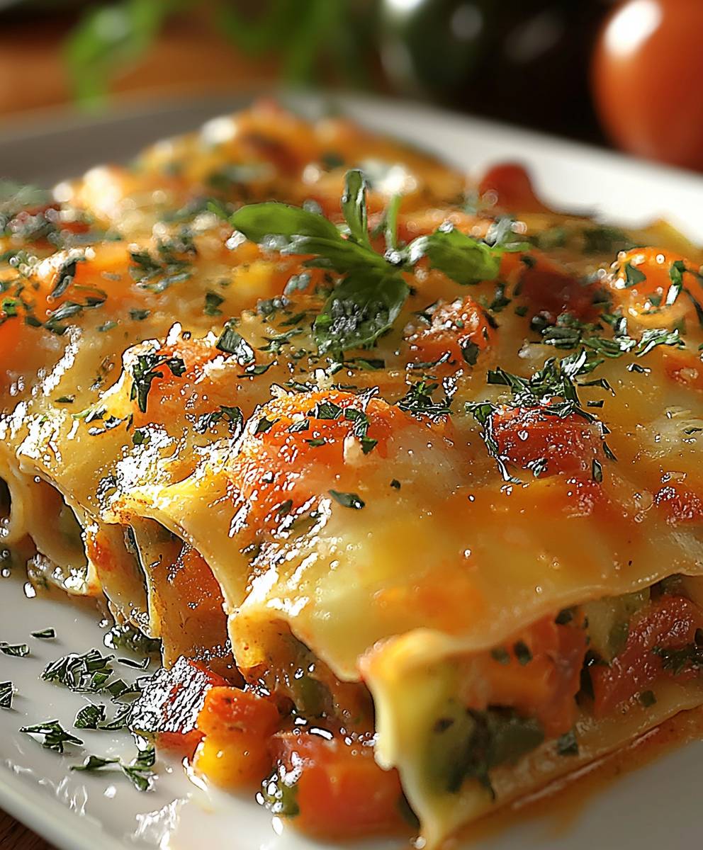Gemüse Cannelloni selber machen