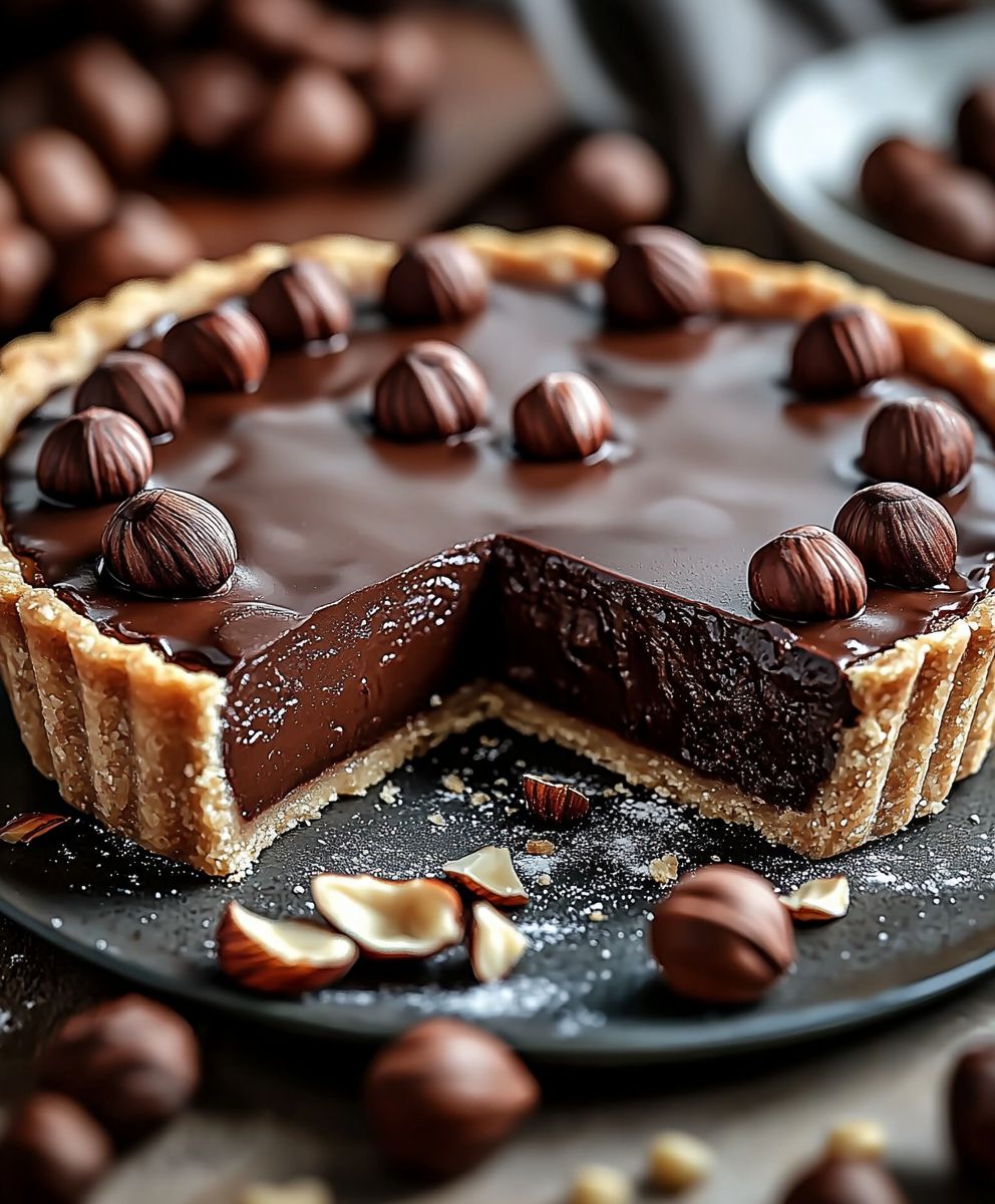 Haselnuss Schokoladen Tarte