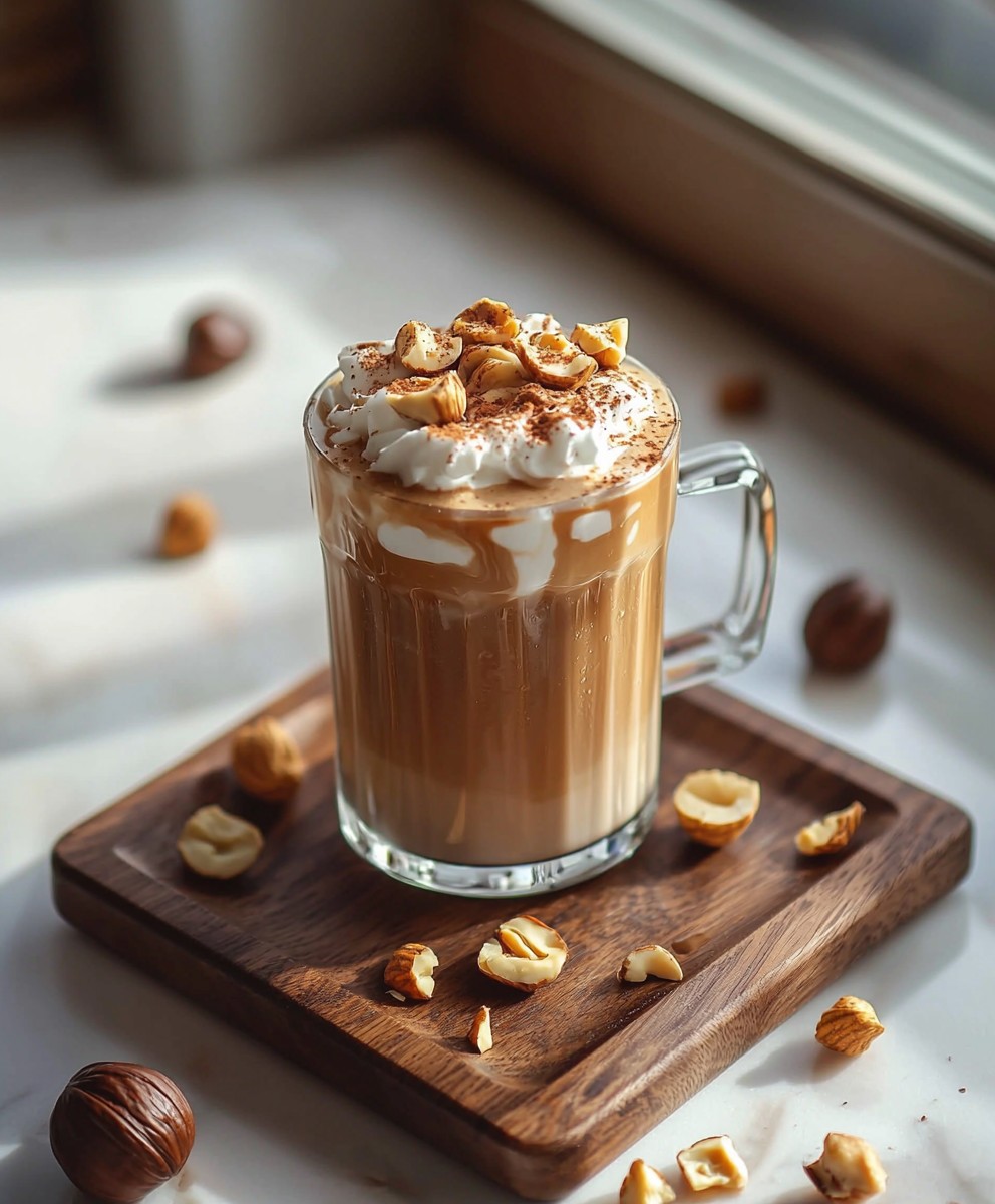 Haselnusscreme Eiskaffee selber machen