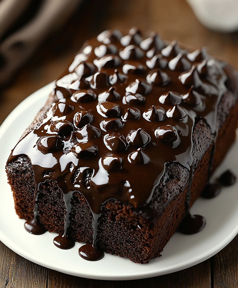 Heißes Fudge Brownie Brot