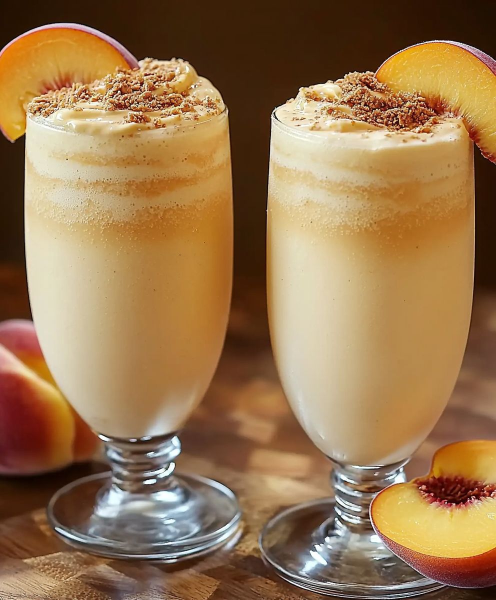 Pfirsich Milchshake