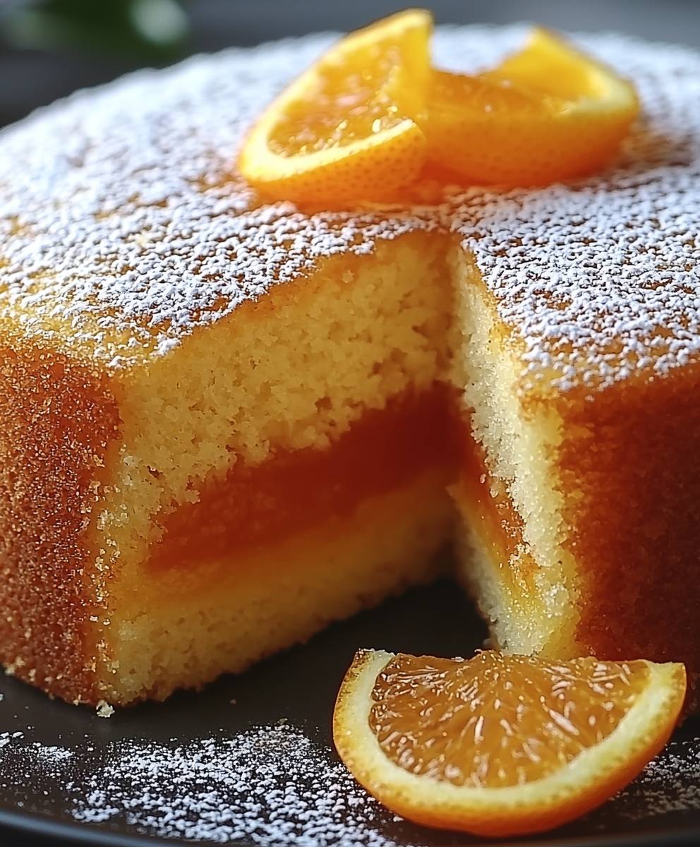 Saftiger Orangenkuchen einfach