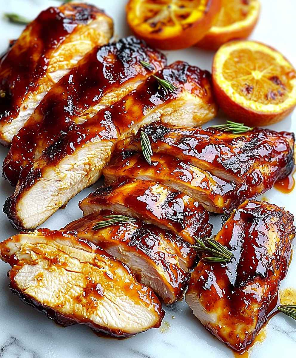 BBQ Hähnchenfilets marinieren