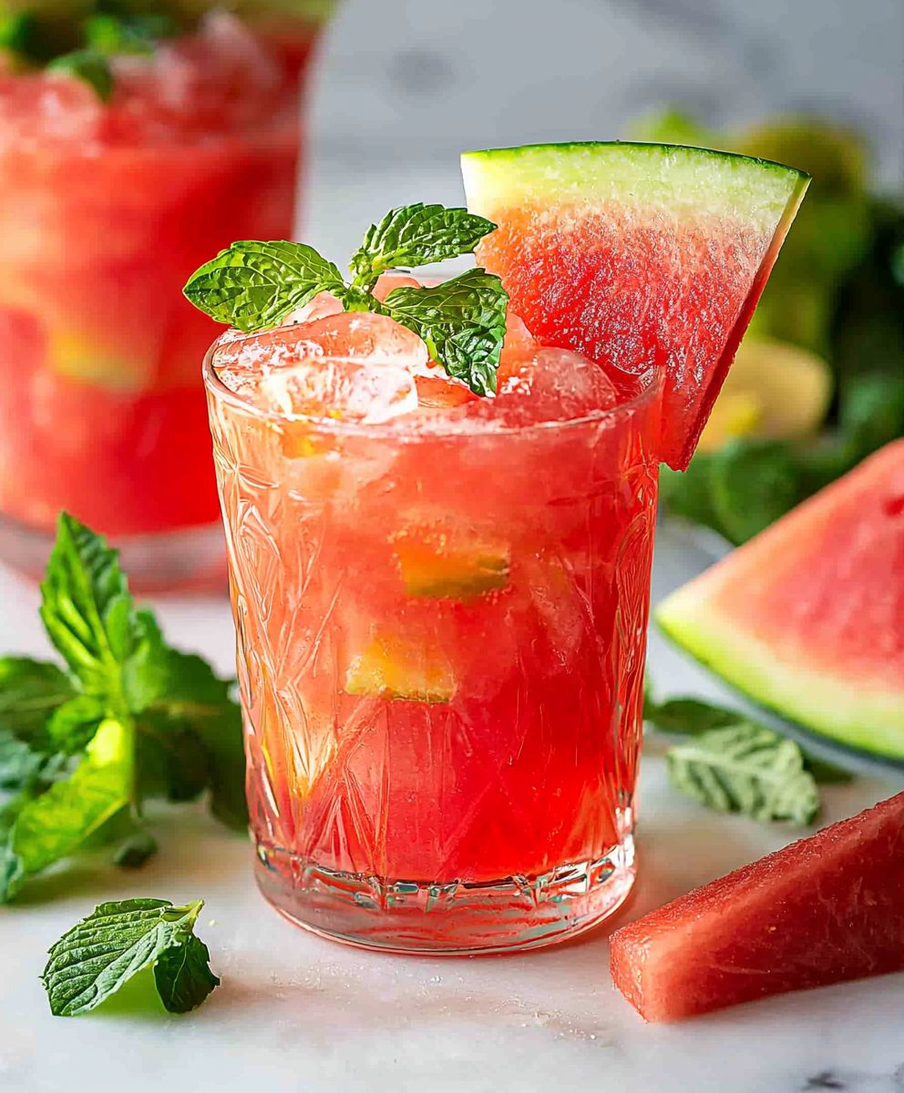 Wassermelonenwasser selber machen