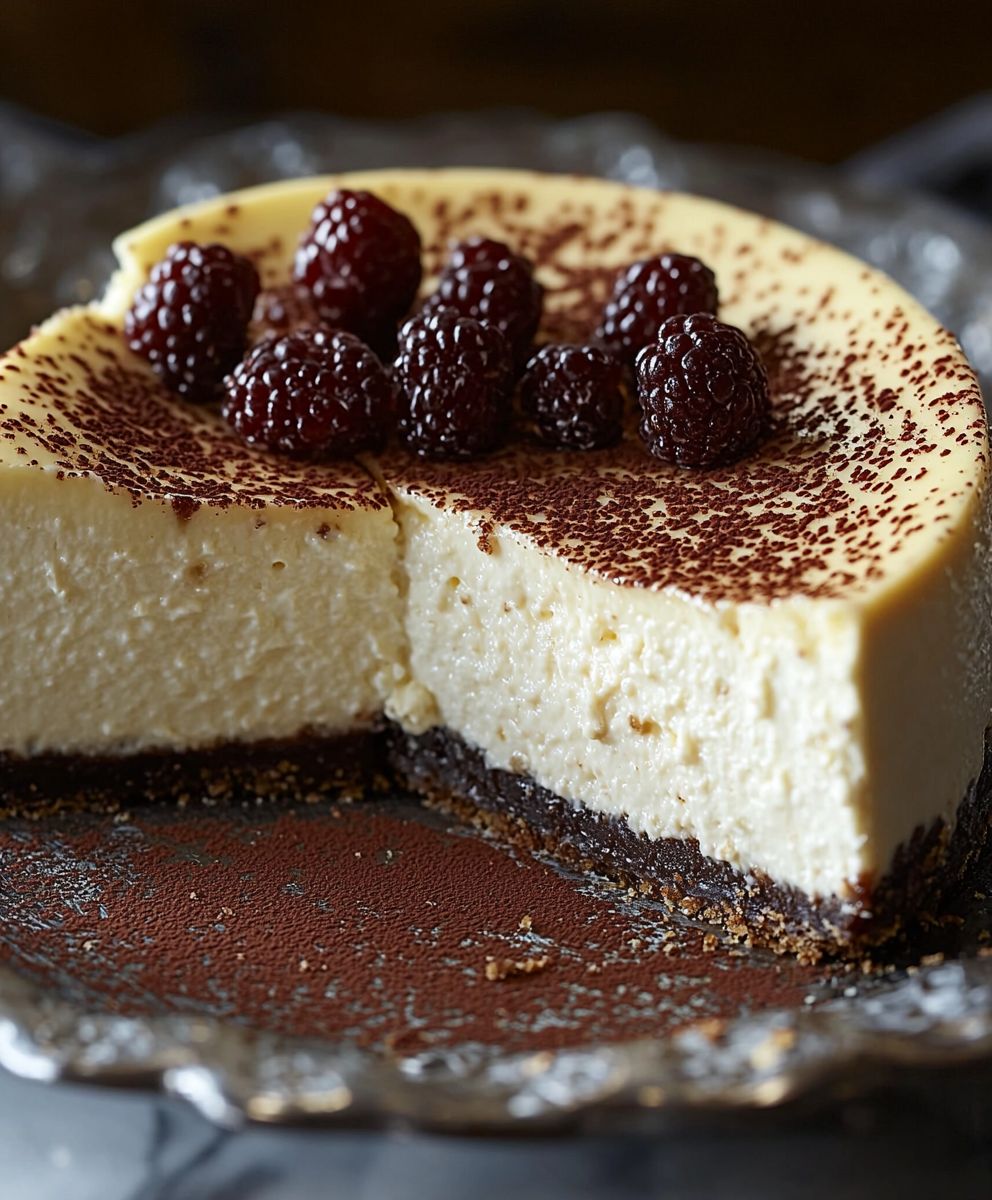 Käsekuchen Vanille braune Butter