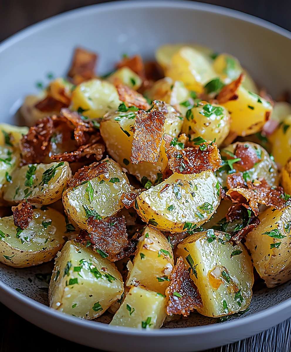 Knuspriger Kartoffelsalat