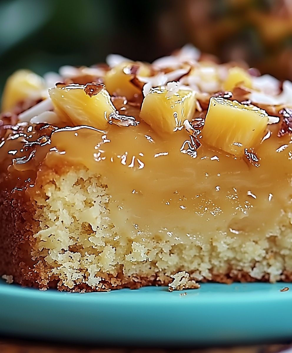 Ananas Kokos Kuchen backen