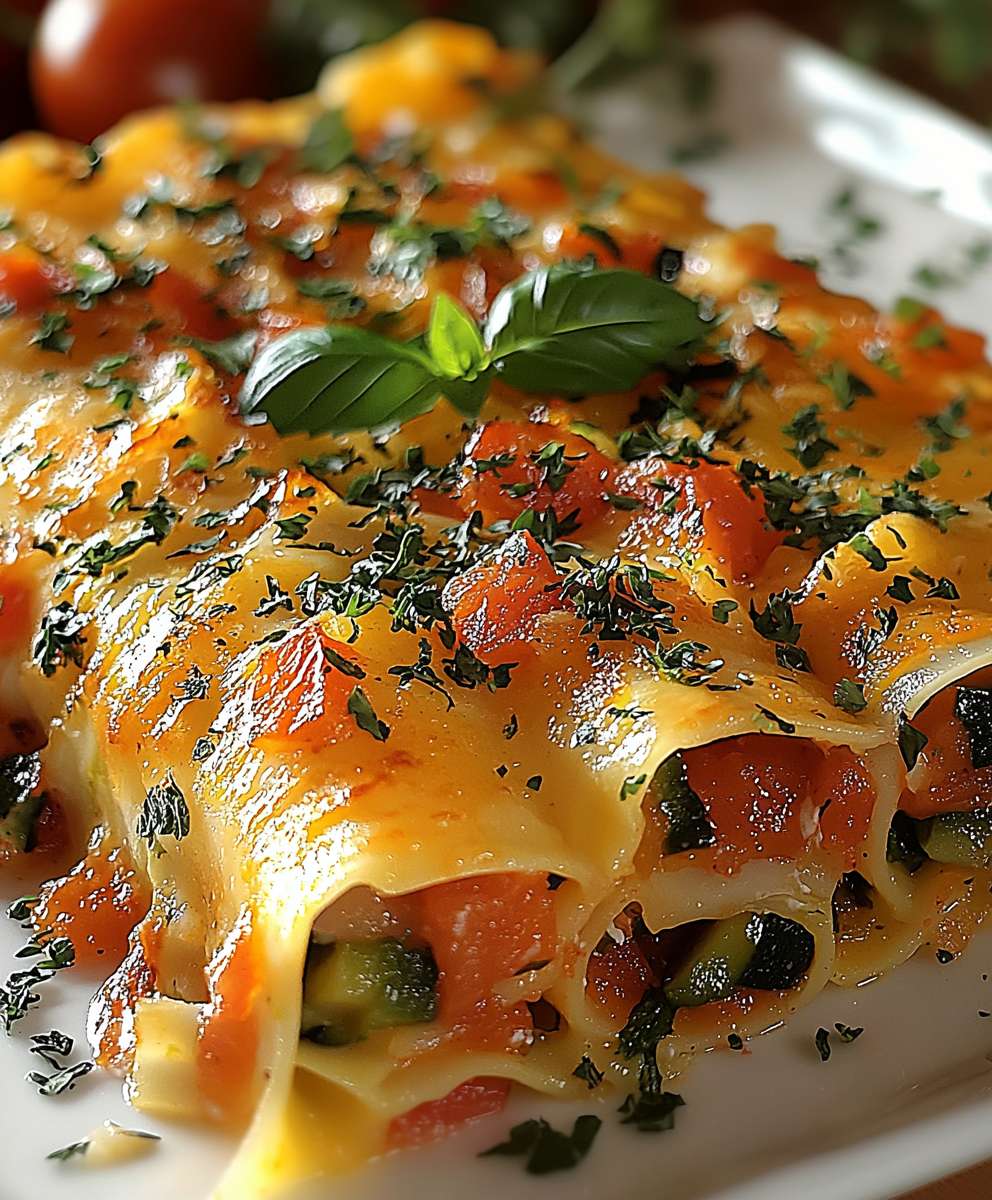 Gemüse Cannelloni selber machen