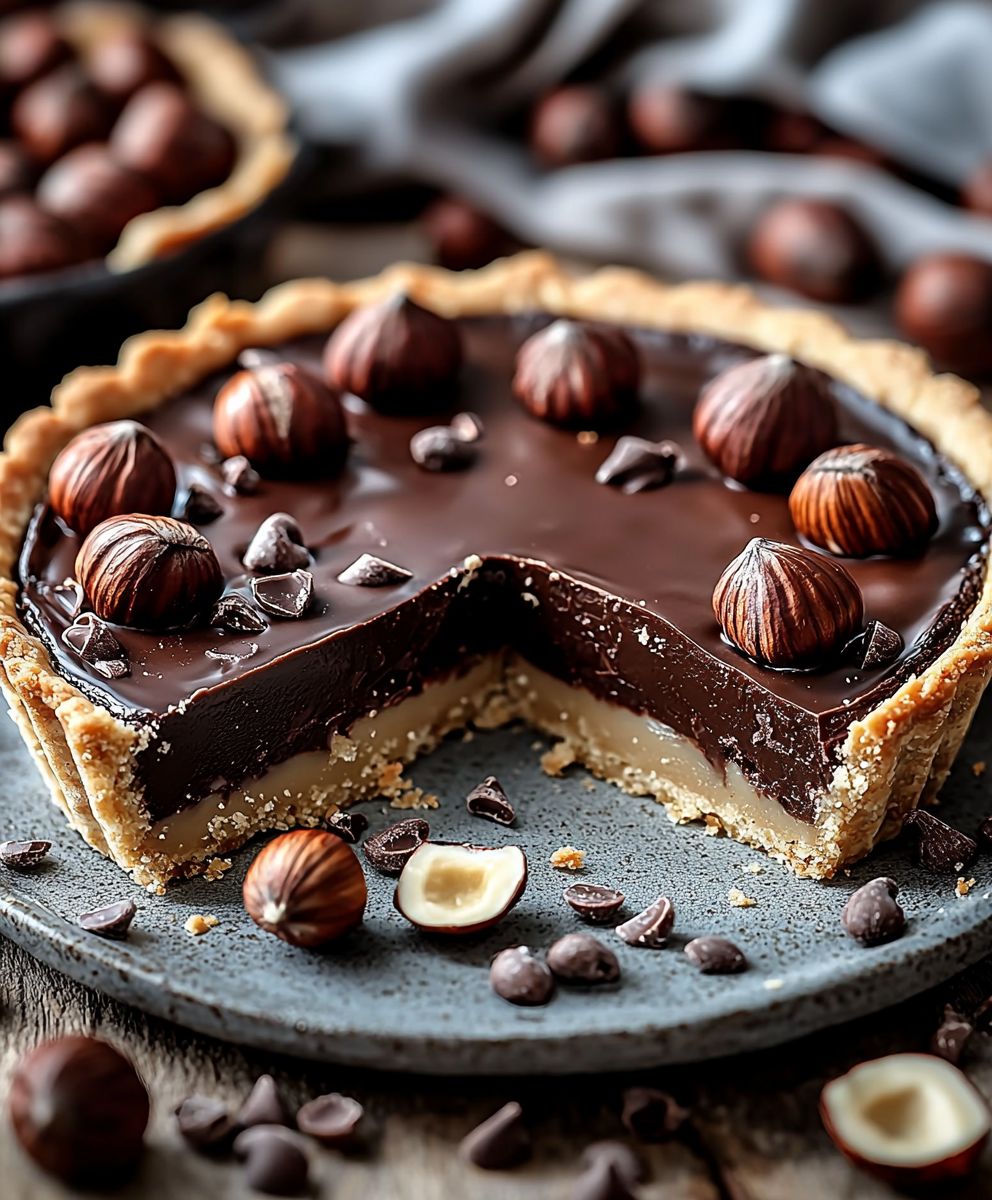 Haselnuss Schokoladen Tarte