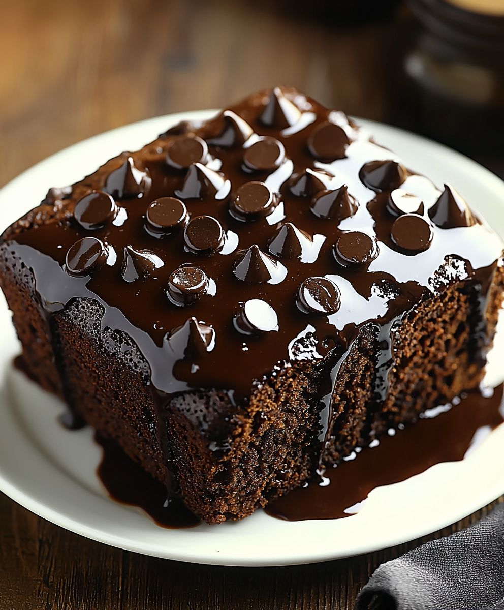 Heißes Fudge Brownie Brot