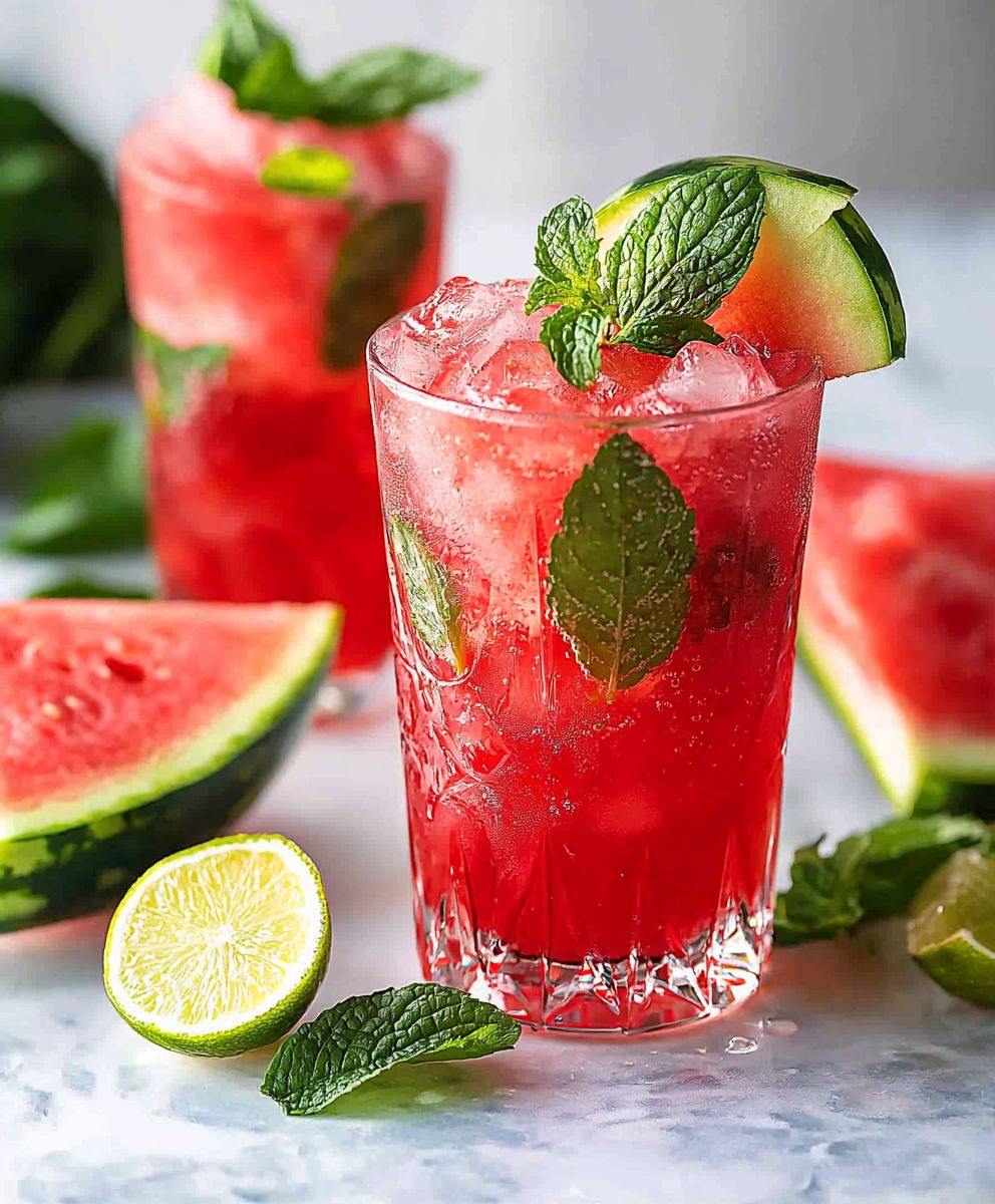 Wassermelonenwasser selber machen