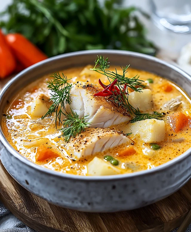 einfache Fischsuppe