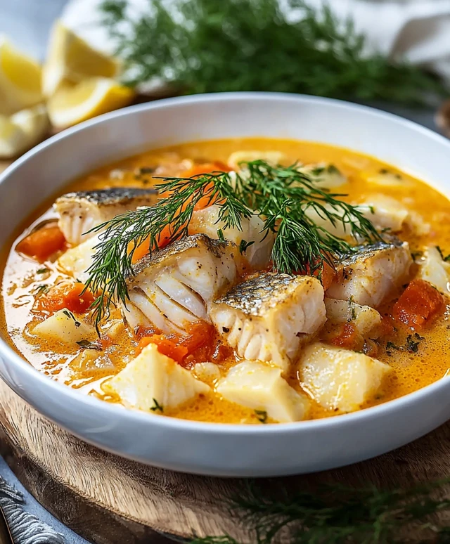 einfache Fischsuppe
