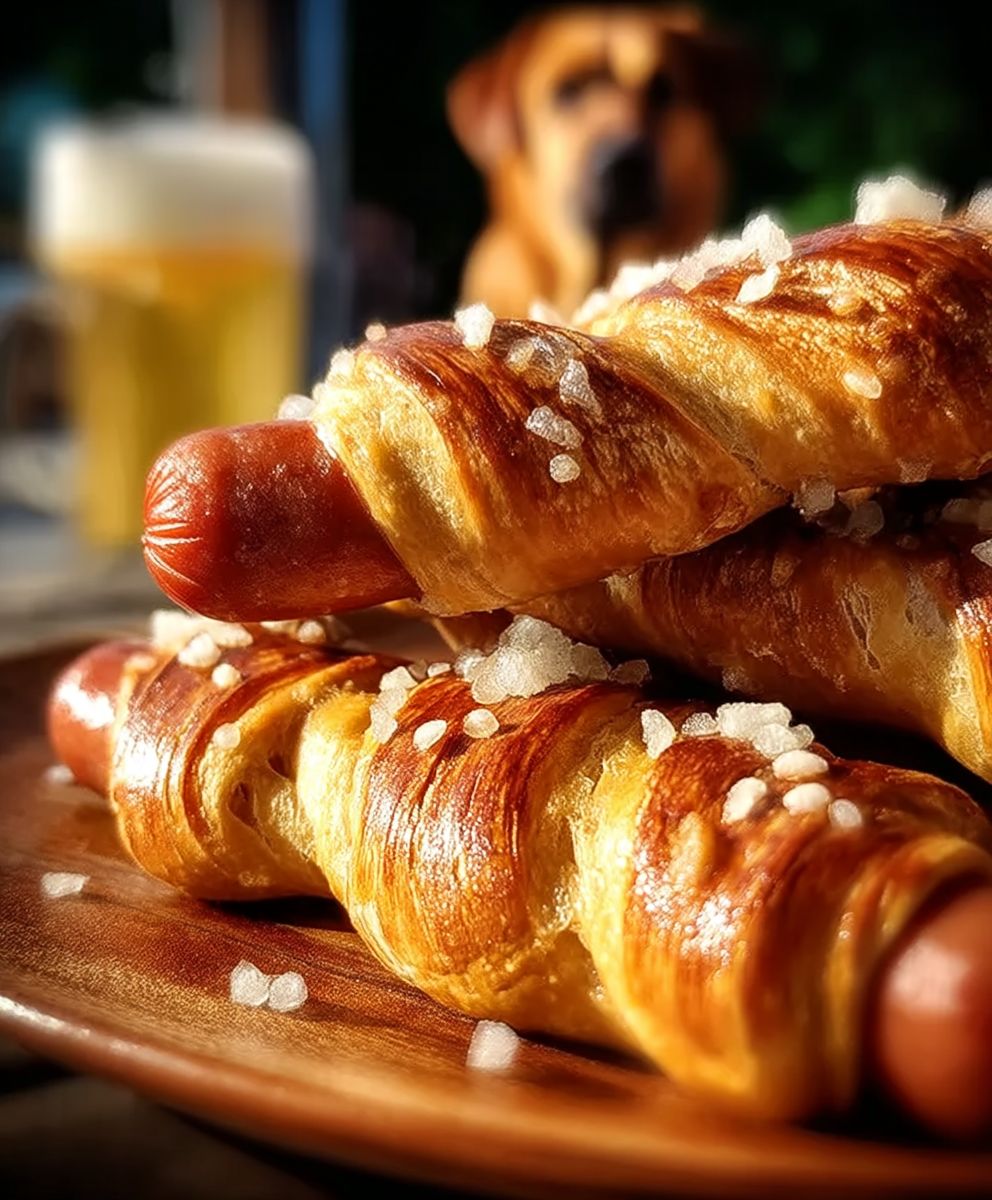 Hunde Brezeln backen