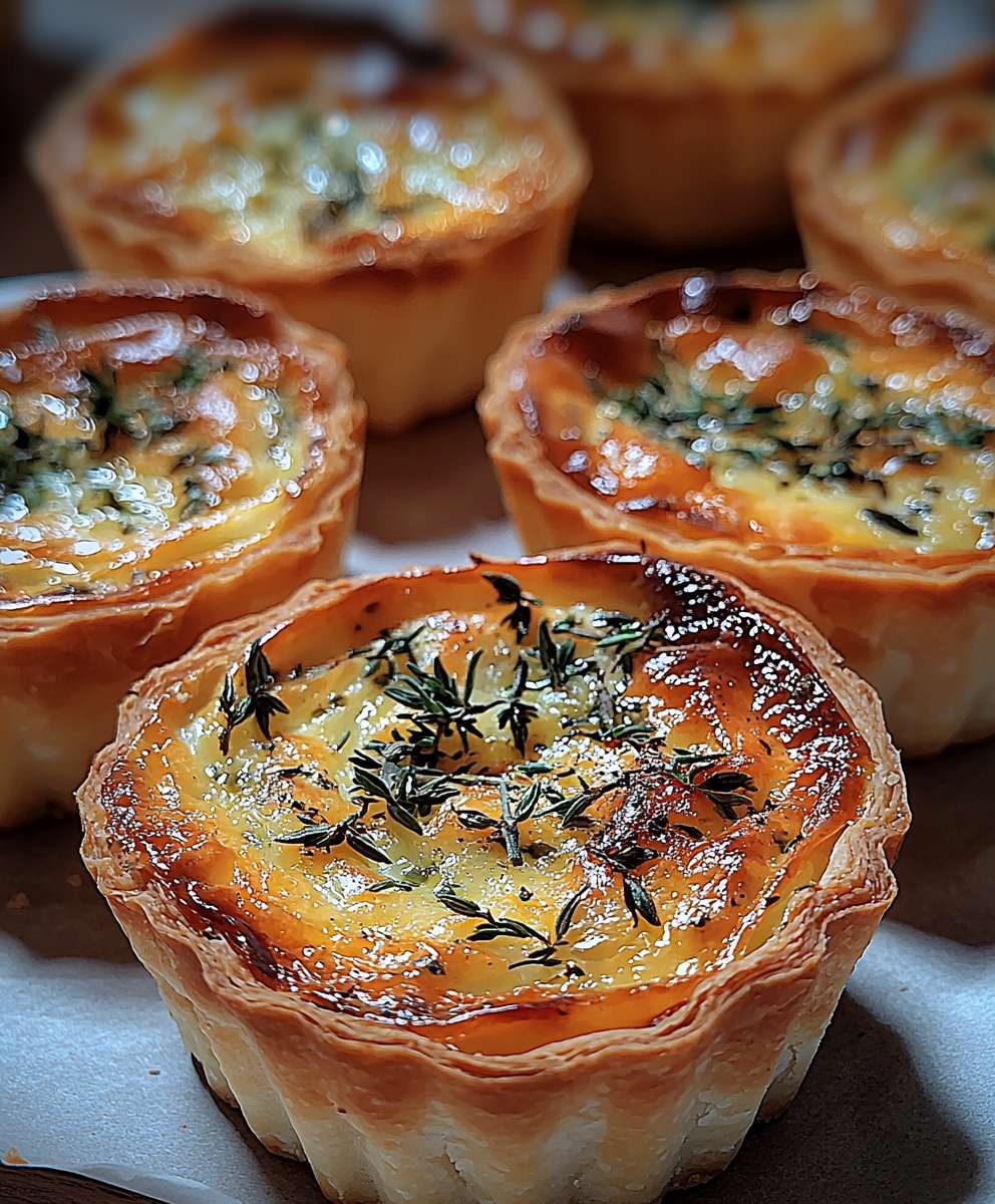 Mini Quiche Kräutersahne