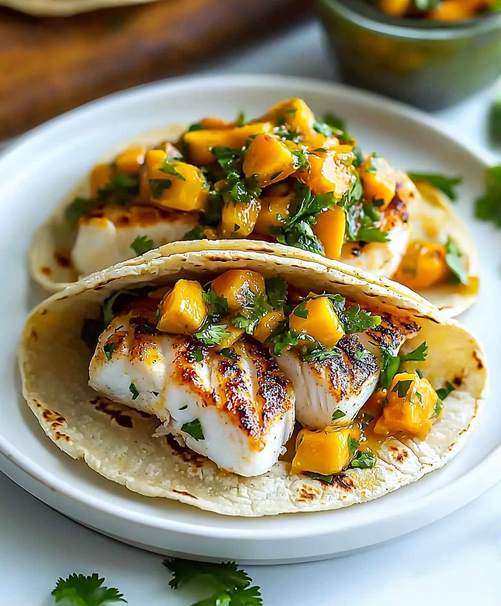 Fisch Tacos Mango Salsa