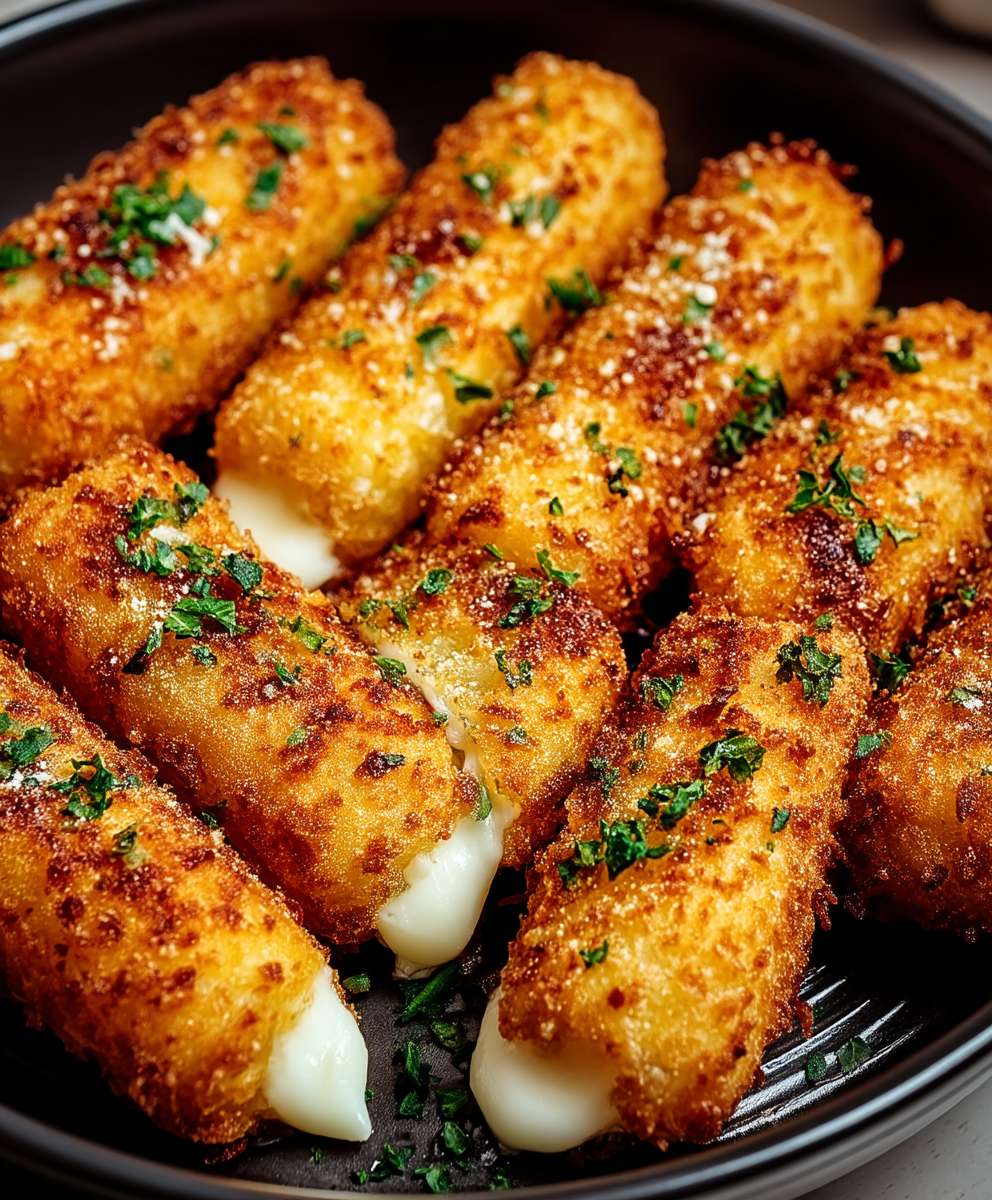 Air Fryer Mozzarella Sticks