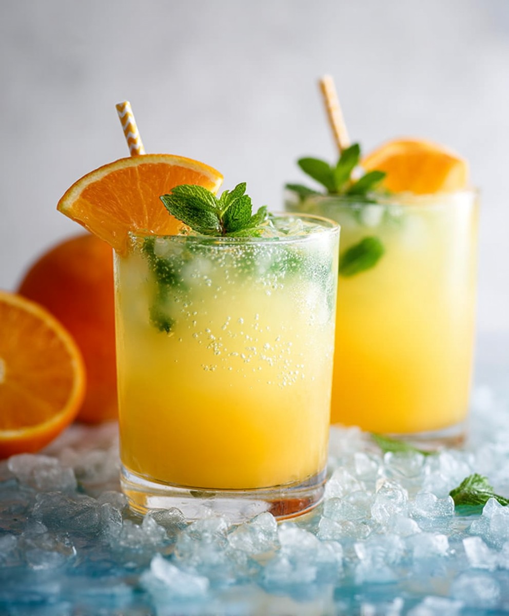 Orangen Kokoswasser Erfrischungsgetränk