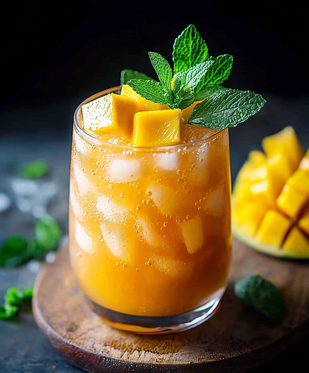 Mango Eistee selber machen