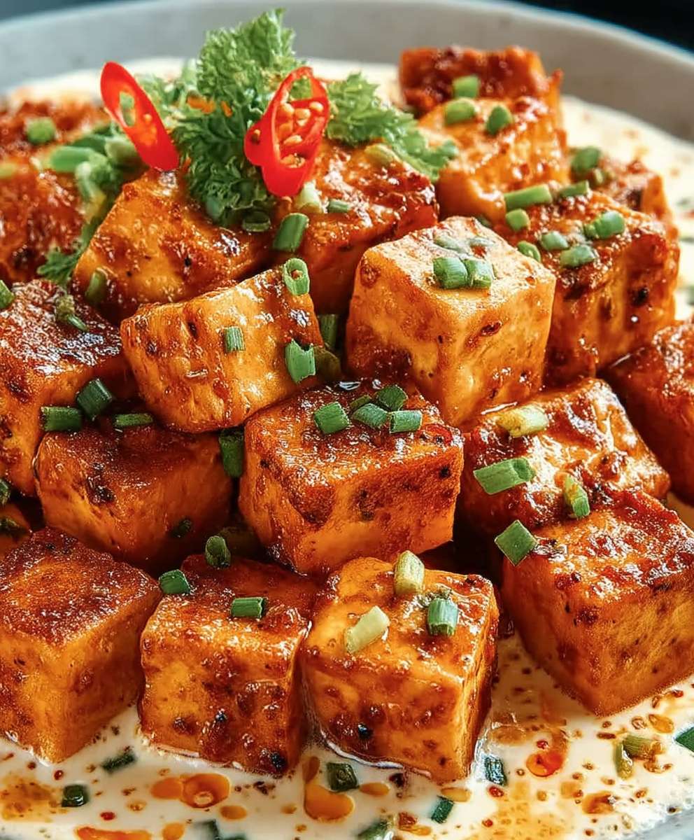 Würziges Tofu Kokos Curry