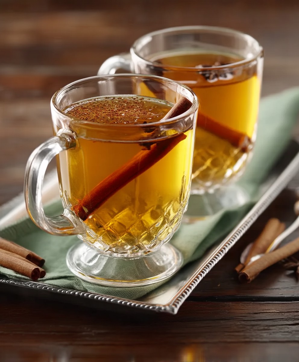 Gewürzter Apfelwein heiß