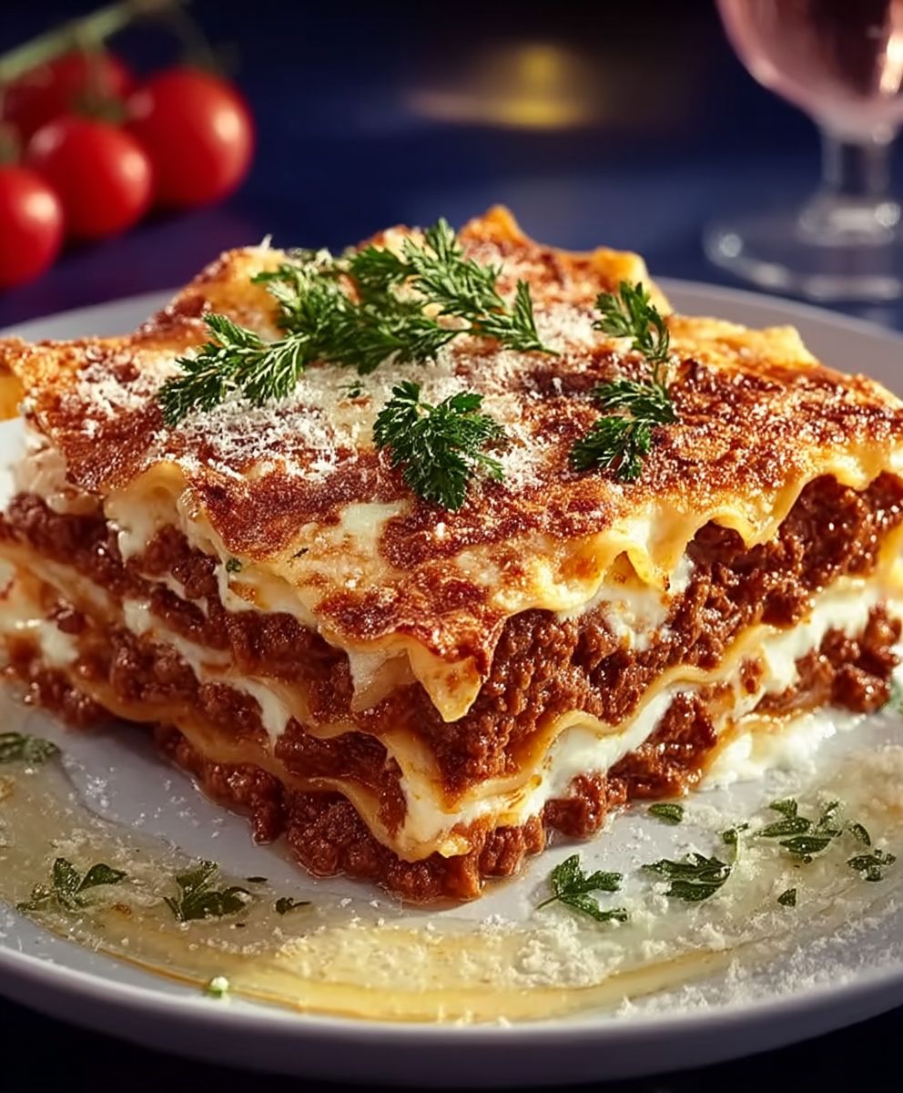 Lasagne mit Rindfleisch