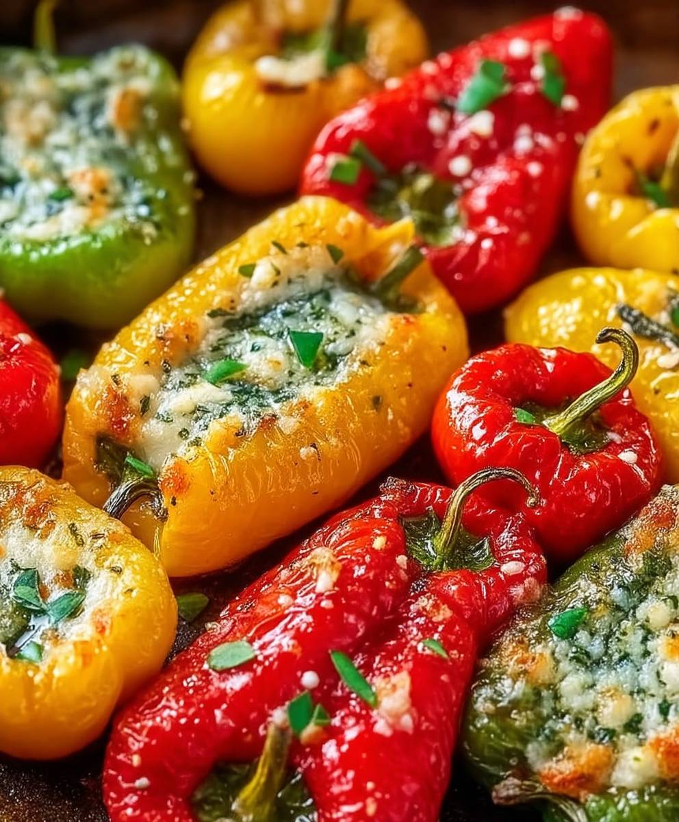 Gefüllte Mini Paprika