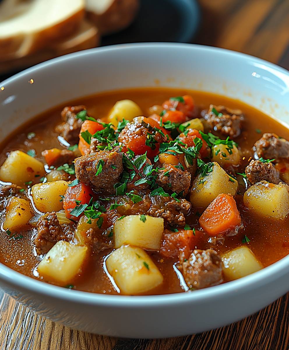 Gulaschsuppe kochen