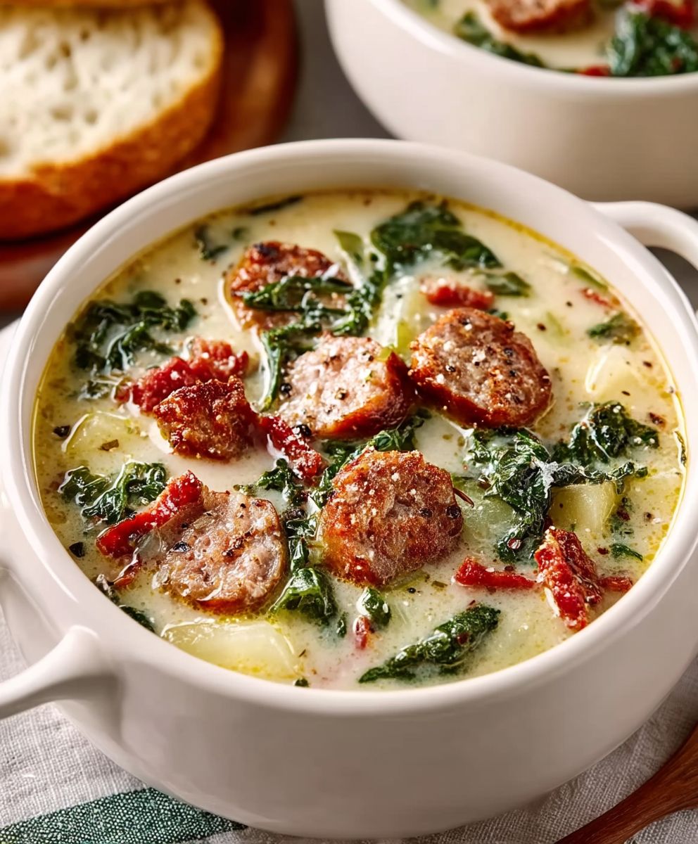 Zuppa Toscana mit Putenwurst