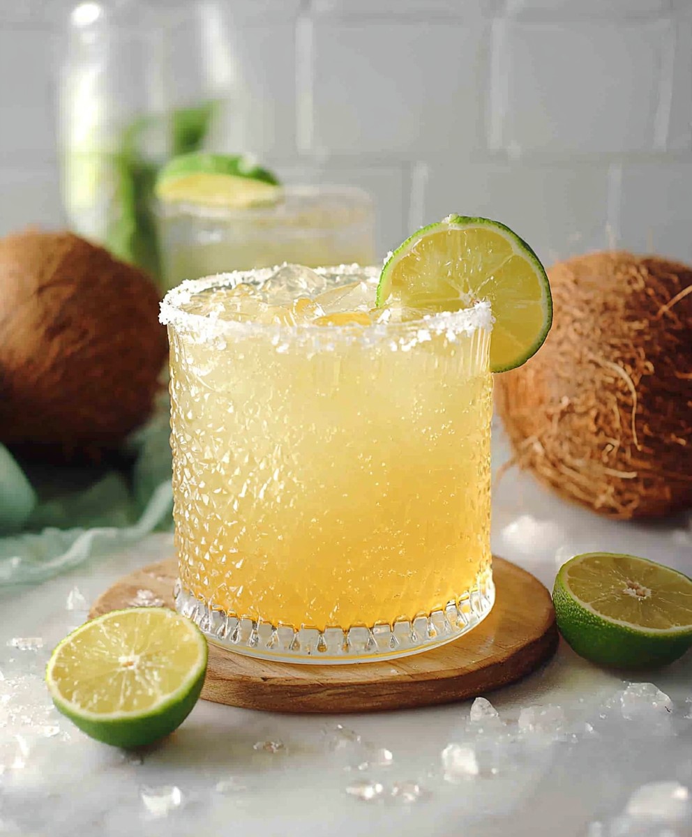 Kokoswasser Mocktail selber machen