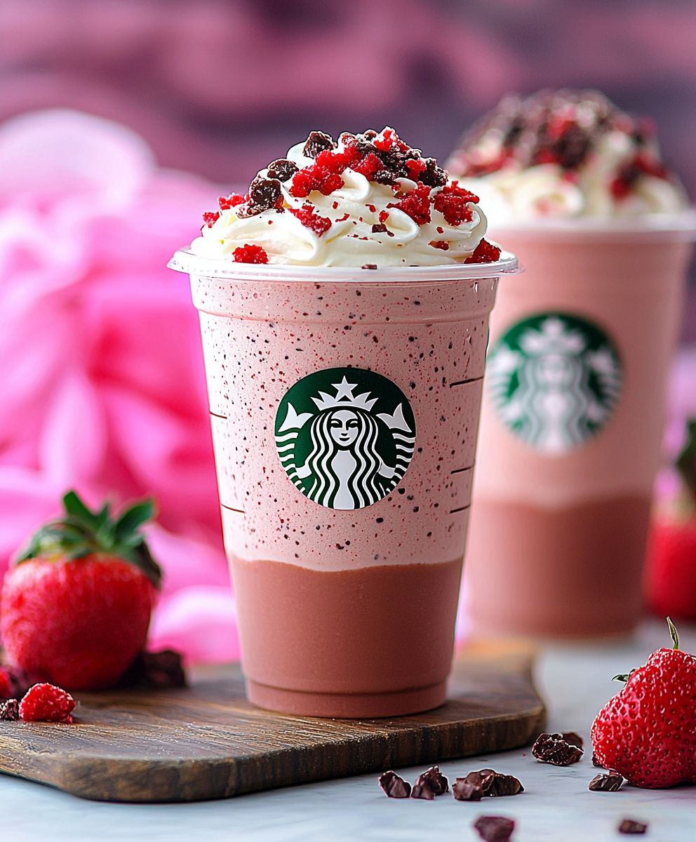 Red Velvet Frappuccino selber machen