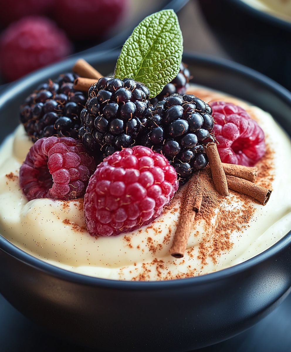 Vanille Zimt Creme Waldbeeren