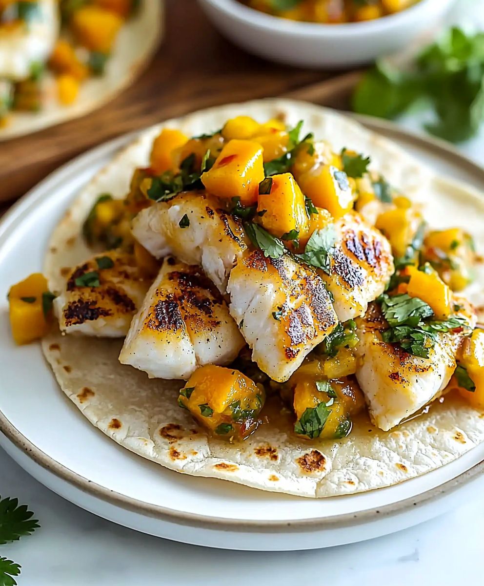 Fisch Tacos Mango Salsa