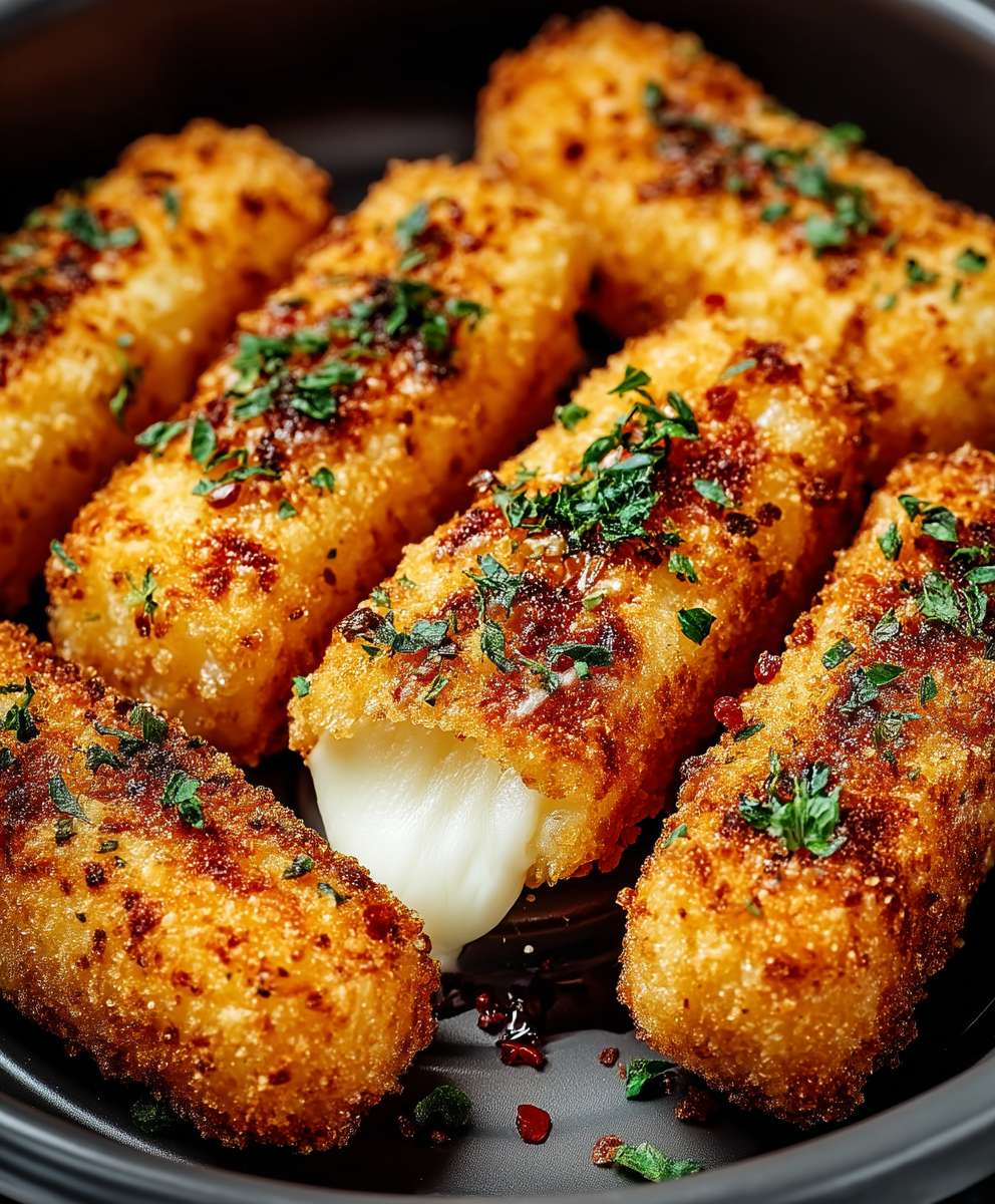 Air Fryer Mozzarella Sticks