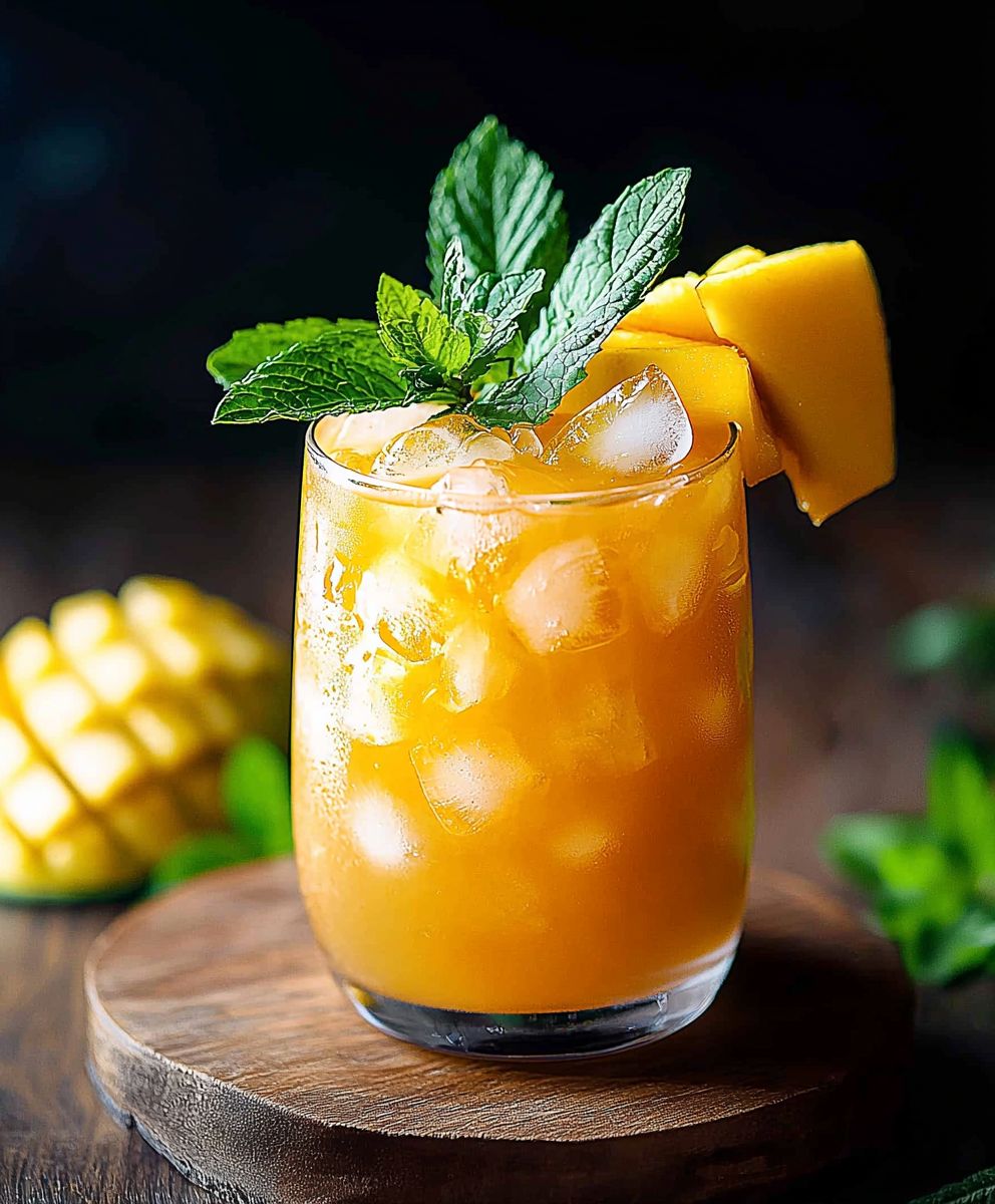 Mango Eistee selber machen