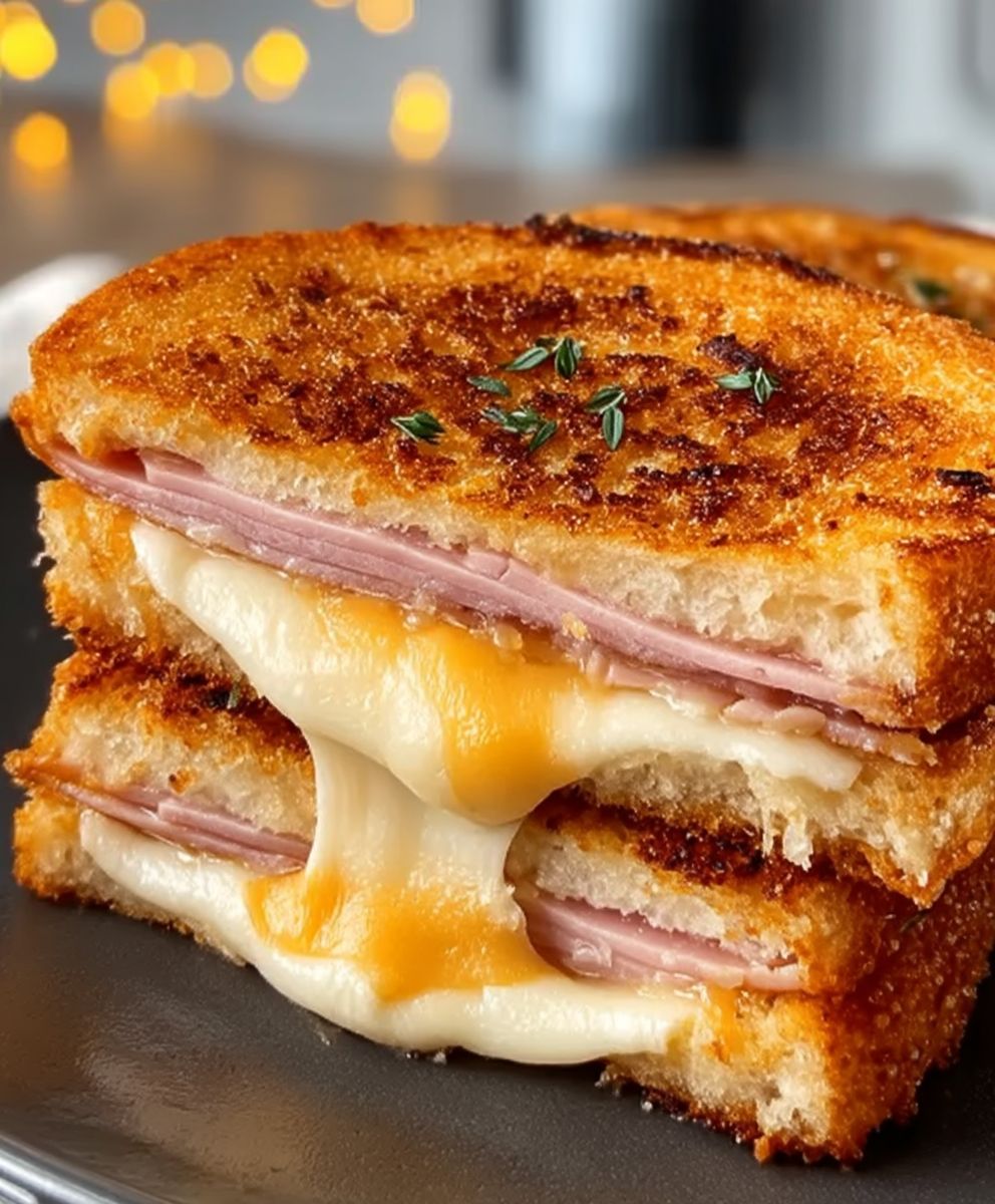 Frittierter Schinken Käse