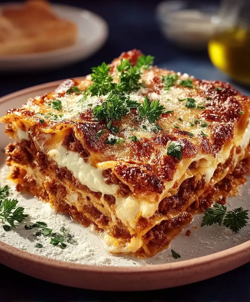 Lasagne mit Rindfleisch