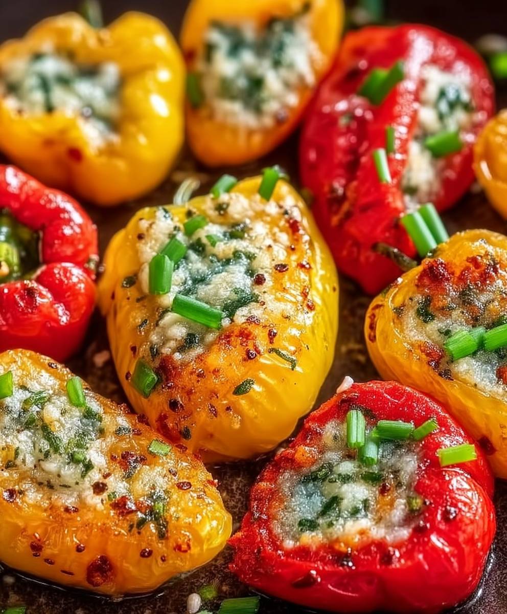 Gefüllte Mini Paprika