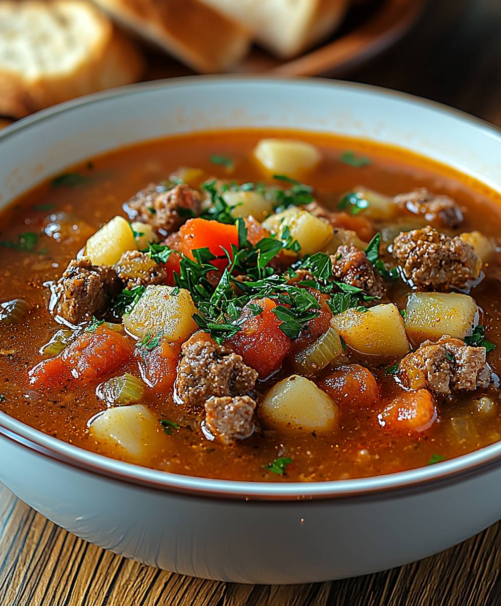 Gulaschsuppe kochen