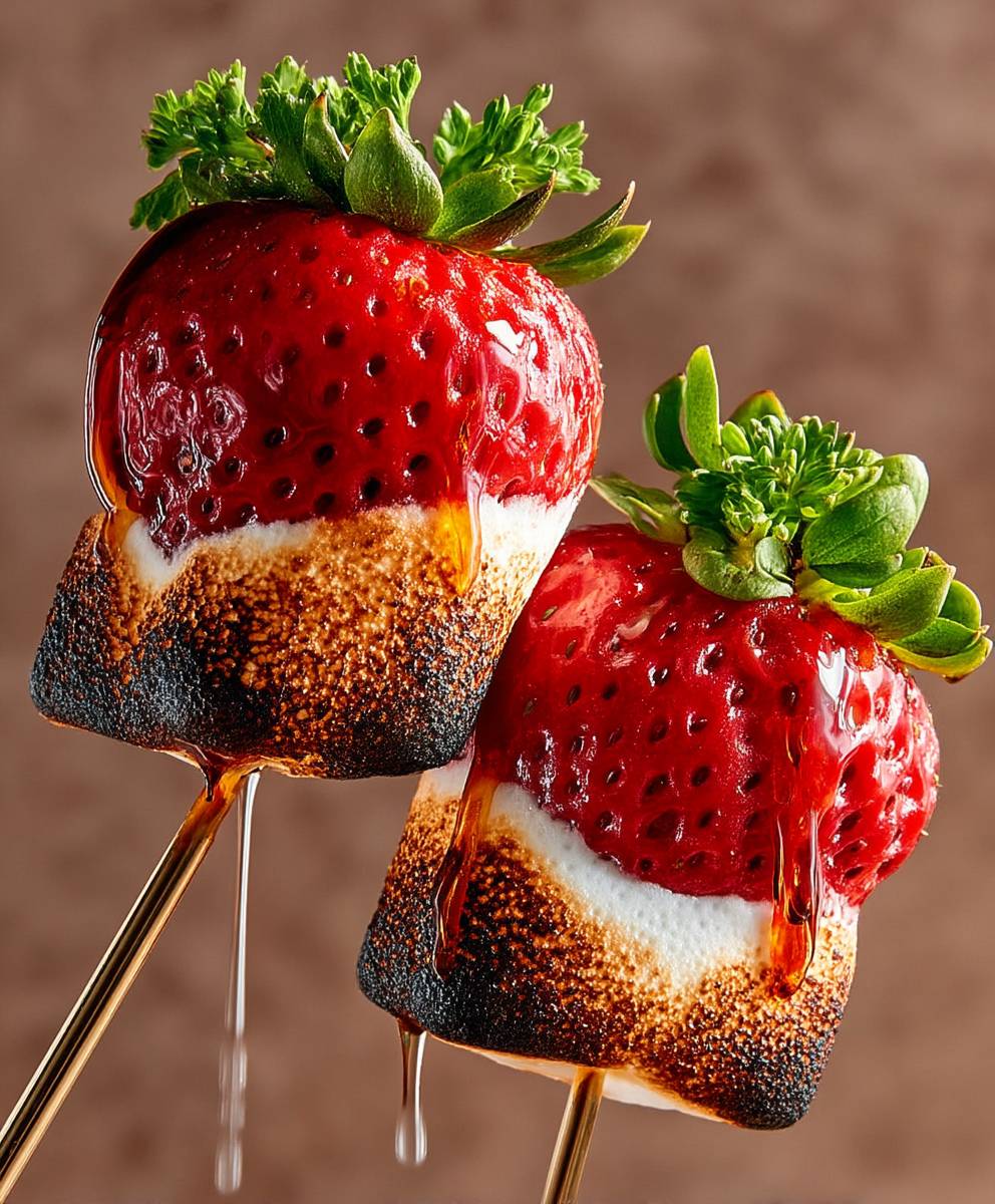 Lagerfeuer Erdbeeren