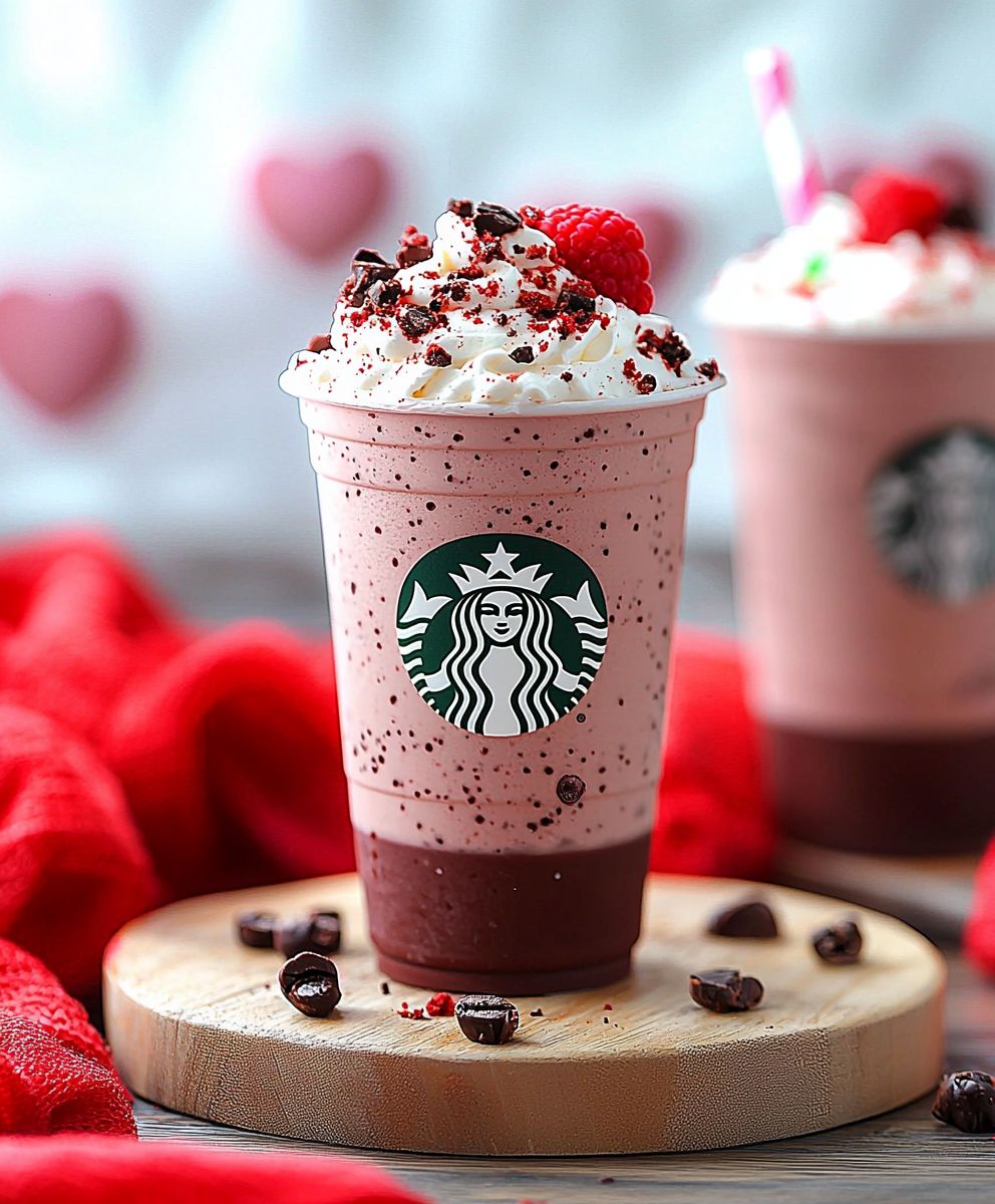 Red Velvet Frappuccino selber machen