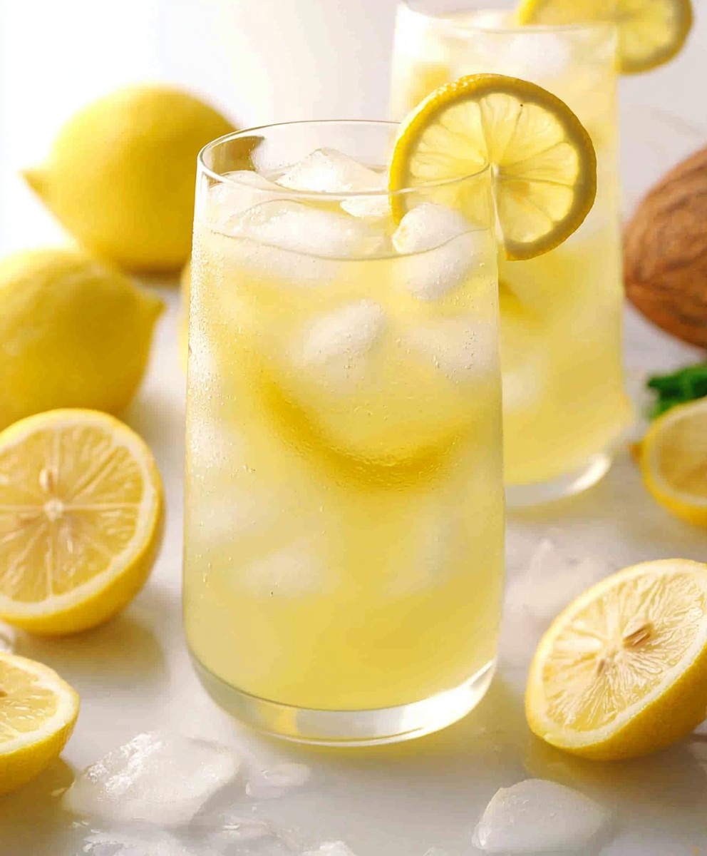 Kokoswasser Limonade selber machen